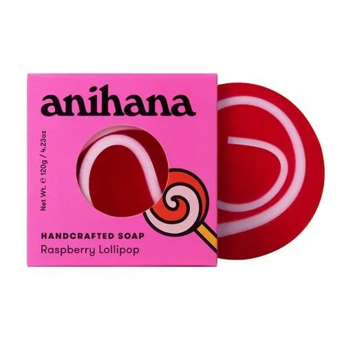 anihana Soap Bar Raspberry Lollipop 120g
