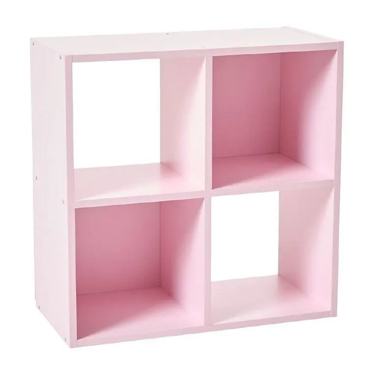 Living & Co Mason 4 Cube Cubbie Pink