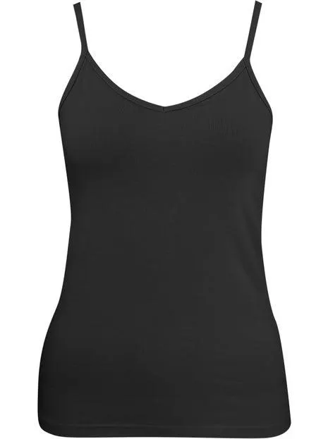 Women's Two Way Basic Cami in Black