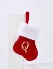 Christmas Shop Mini Stocking Alphabet Q