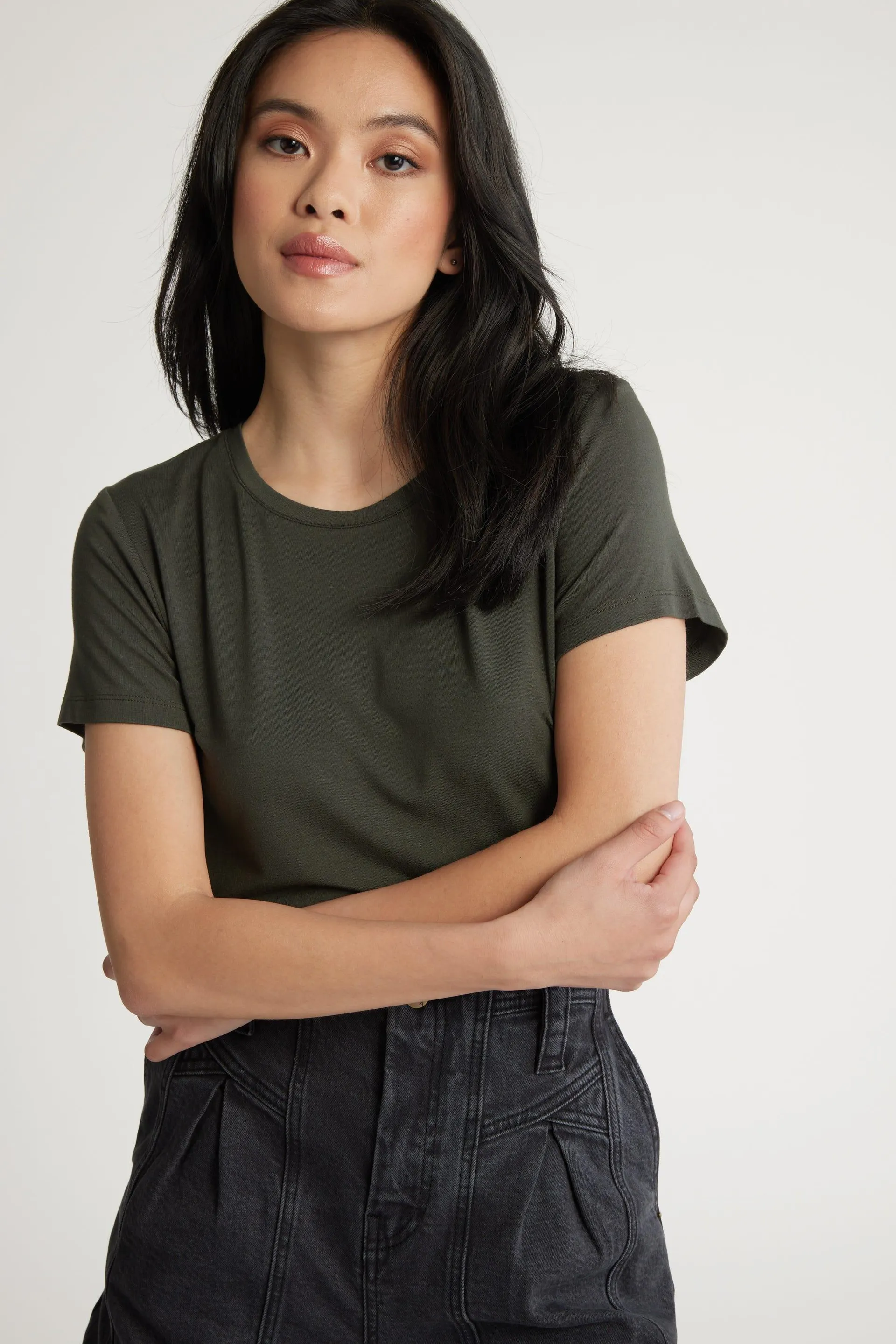Hailey Short Sleeve Crew Tee