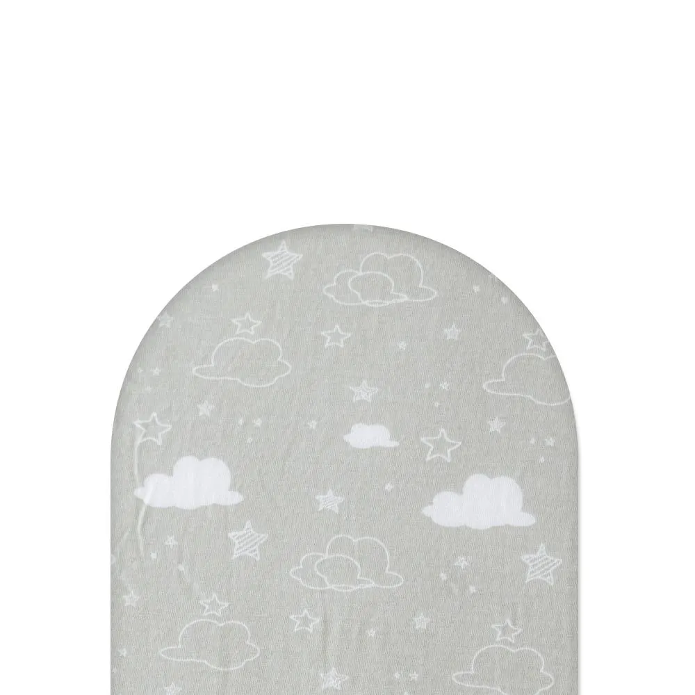 Baby Basics Bassinet Fitted Sheet / Change Pad Cover - 80 x 40cm