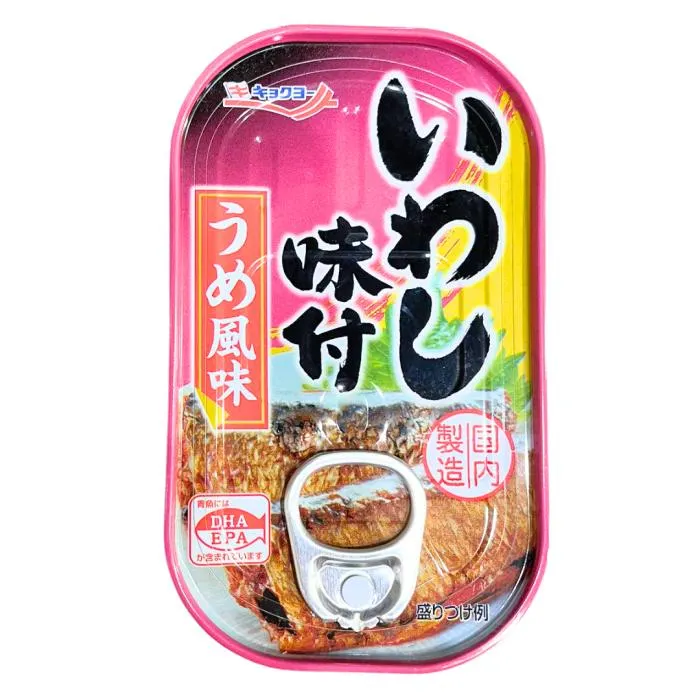 KYOKUYO / SARDINE PLUM FLAVOUR / CANNED FISH(SARDINOPS MELANOSTICTUS) 100g