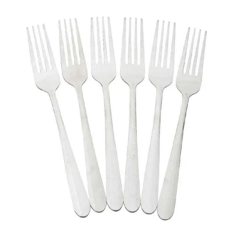 Living & Co Everyday Forks Stainless Stainless Steel 6 Pack