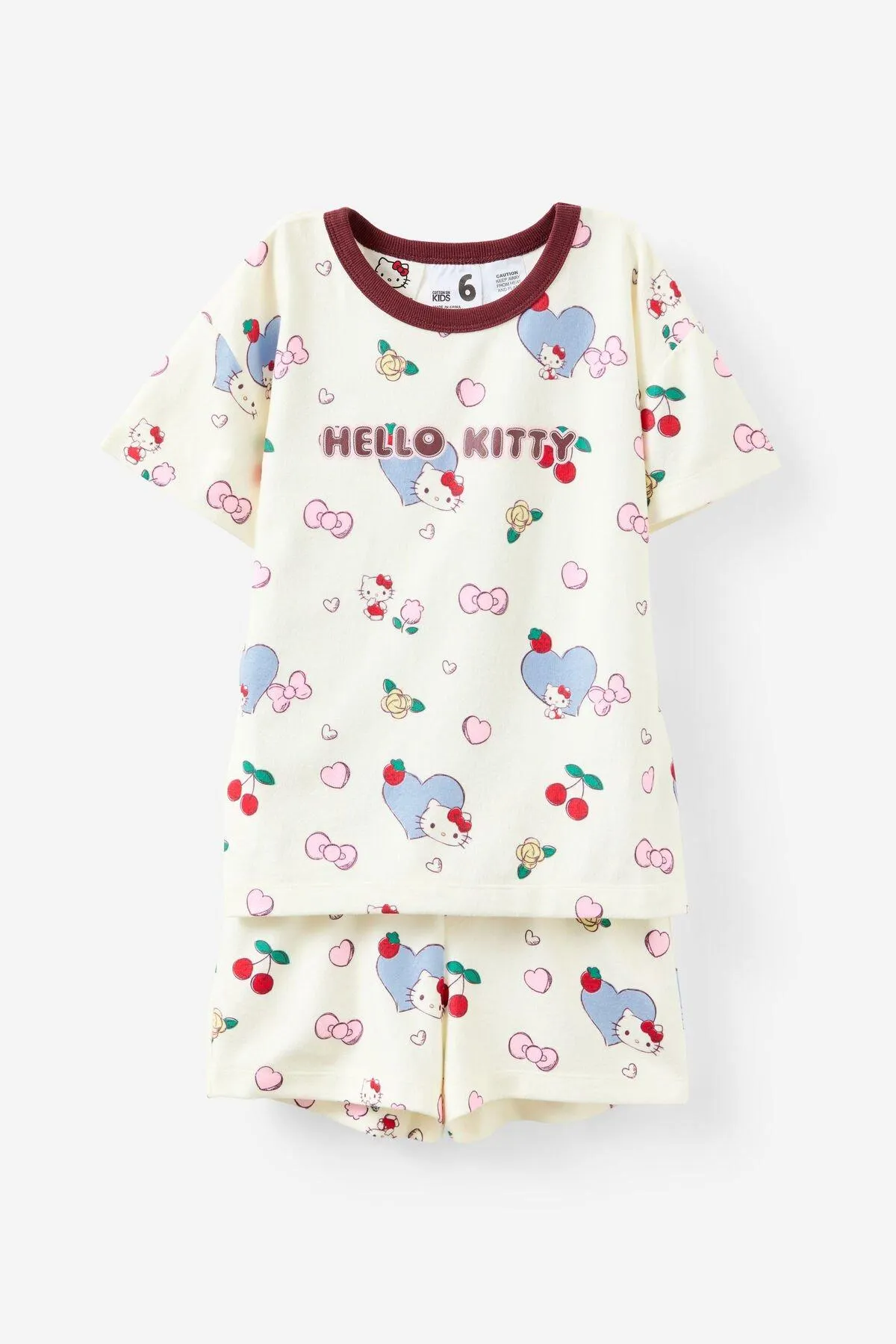 Sanrio Hello Kitty Short Sleeve Pyjama Set