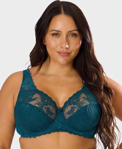 Women's Full Figure Lace Underwire Bra