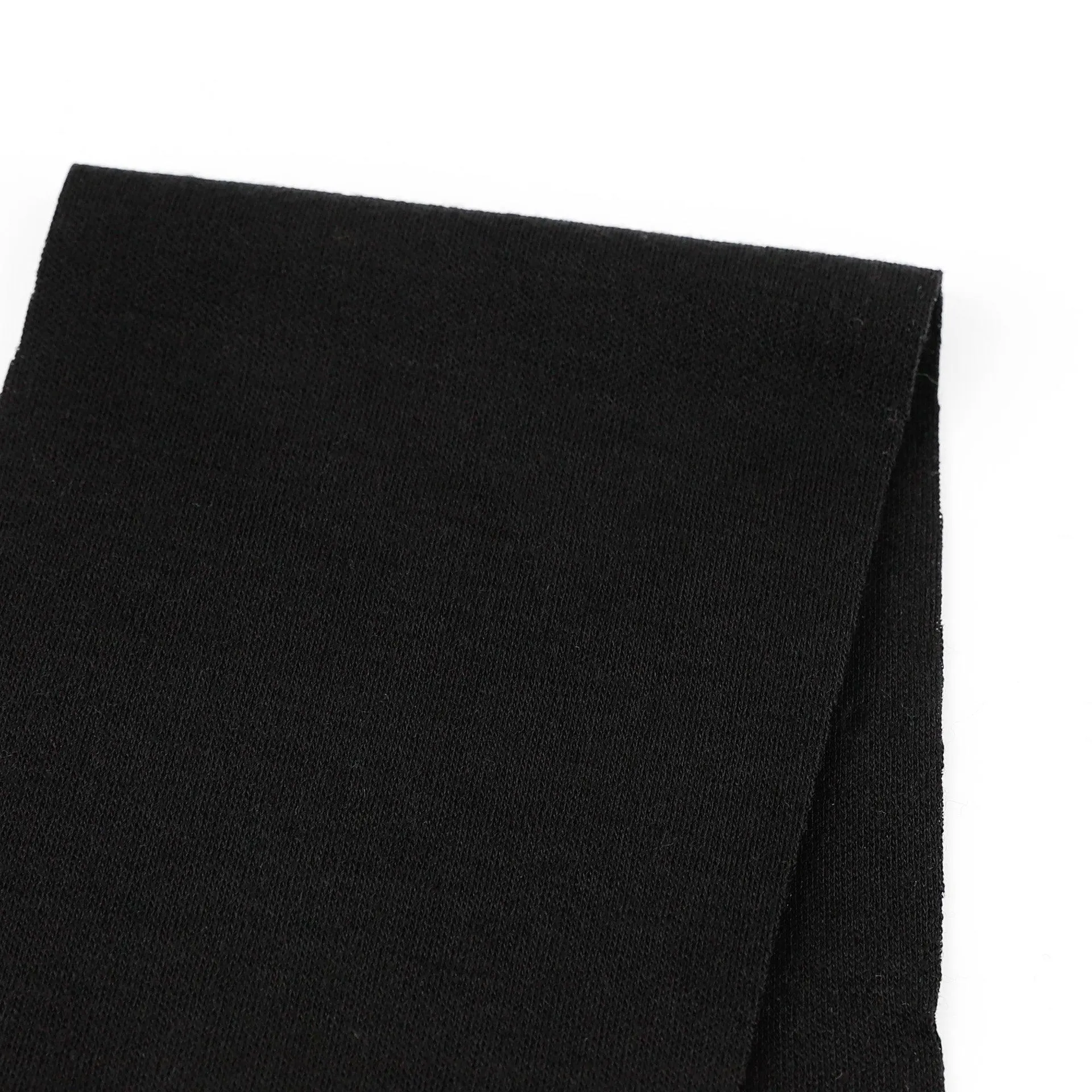 Pure Merino Interlock - Black
