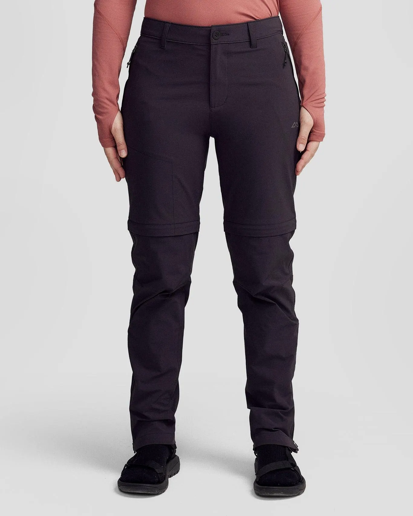 Women’s Ridge Convertible Pants - Black Stingray