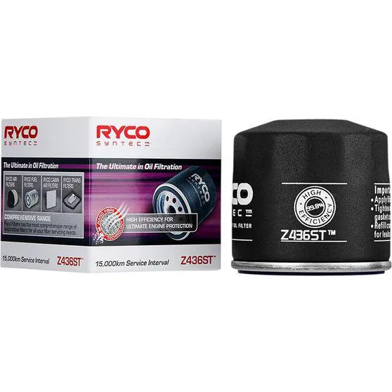 Ryco SynTec Oil Filter - Z436ST (Interchangeable with Z436)