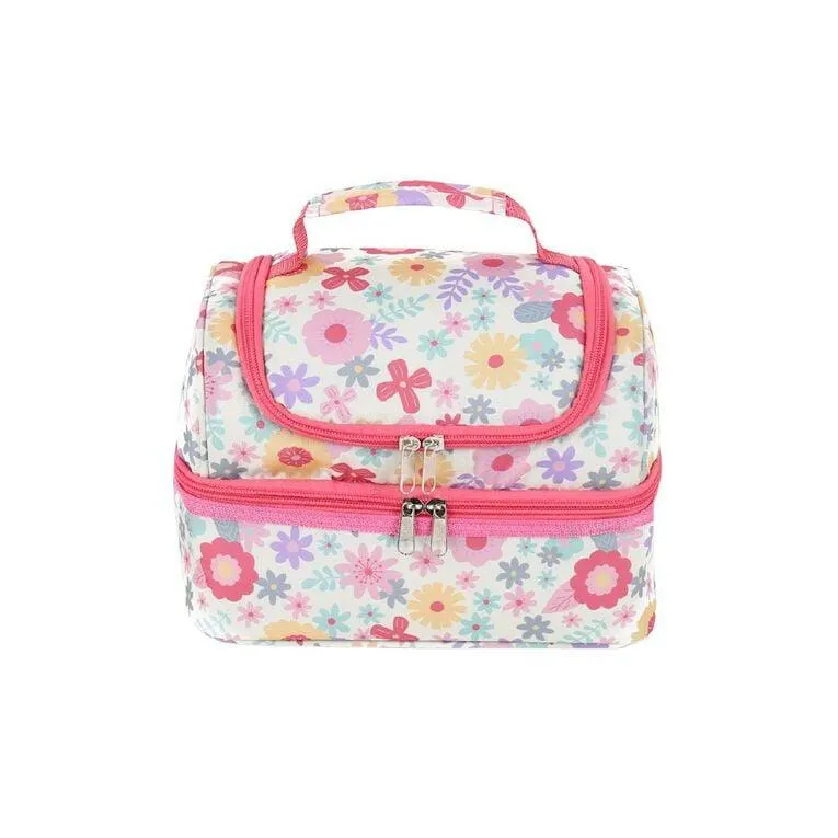 Living & Co Double Decker Lunch Flora Pink