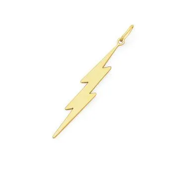 9ct, Lightning Bolt Pendant