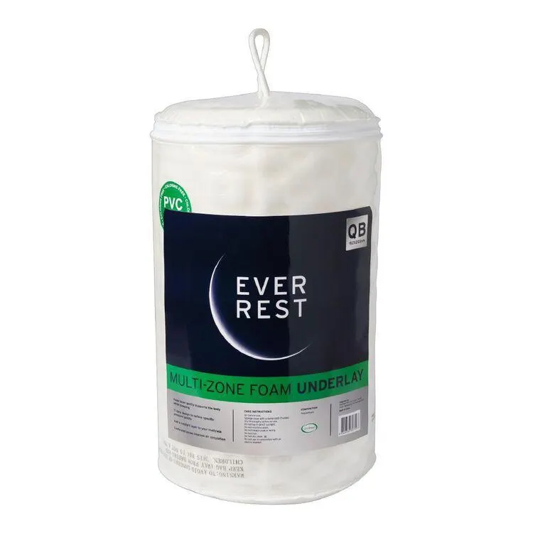 Ever Rest Multi-Zone Foam Underlay White