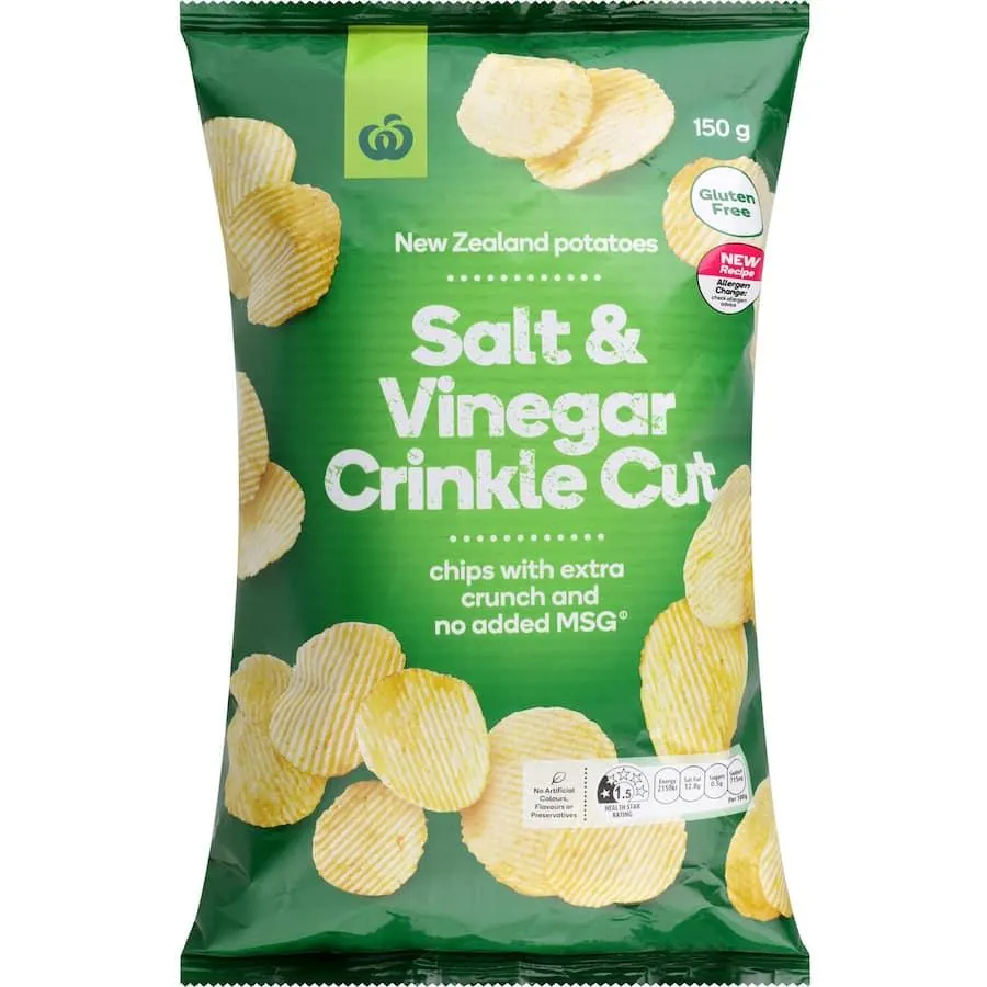 Countdown Chips Salt Vinegar Crinkle Cut