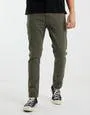 Taper Fit Jeans in Khaki