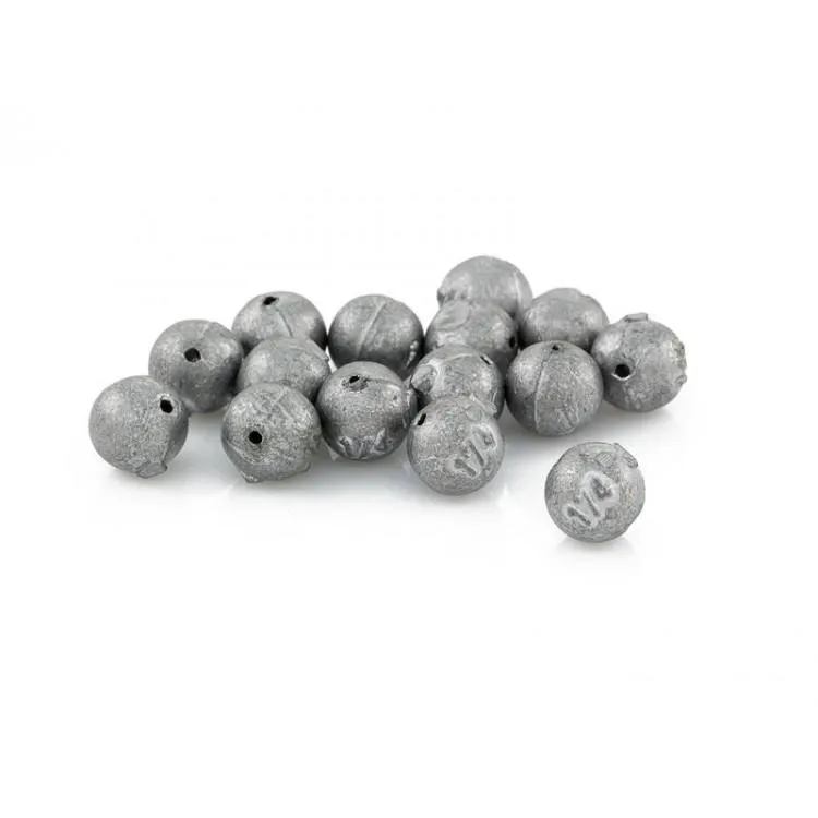 Fishing Ball Sinkers 15pc 0.25oz