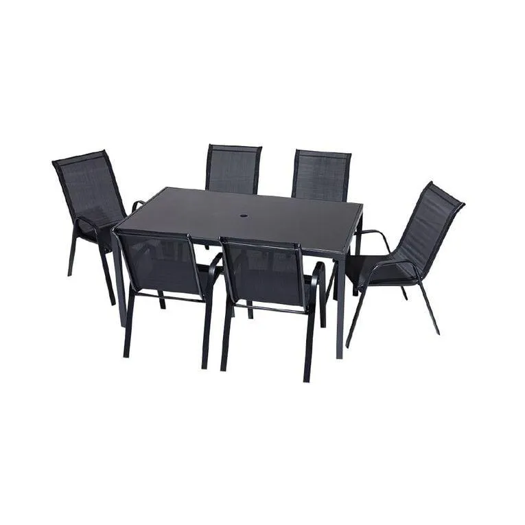 Living & Co Serra Dining Table Black