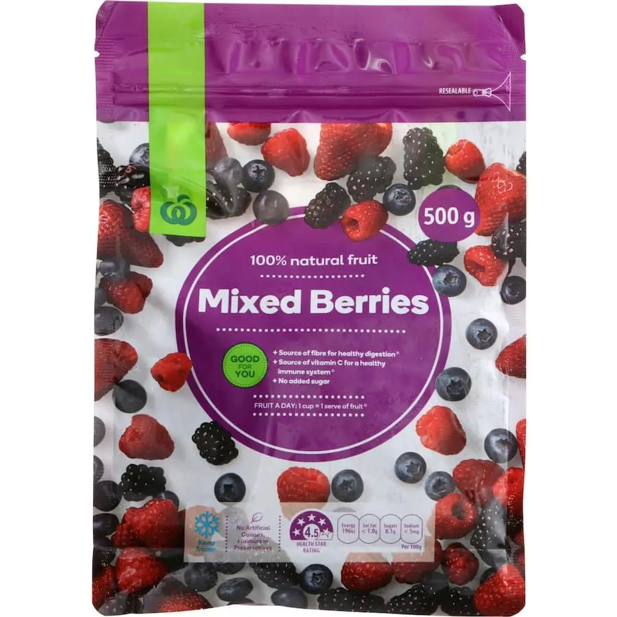 Woolworths Frozen Mixed Berries