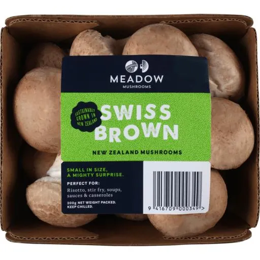 Mushrooms Meadow Swiss Brown