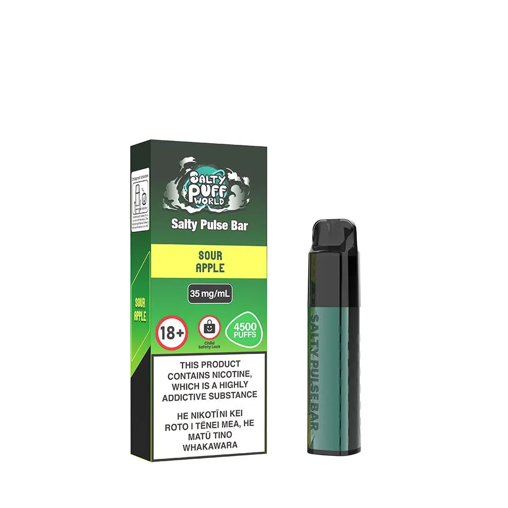 Salty Pulse Bar Sour Apple Disposable Vape