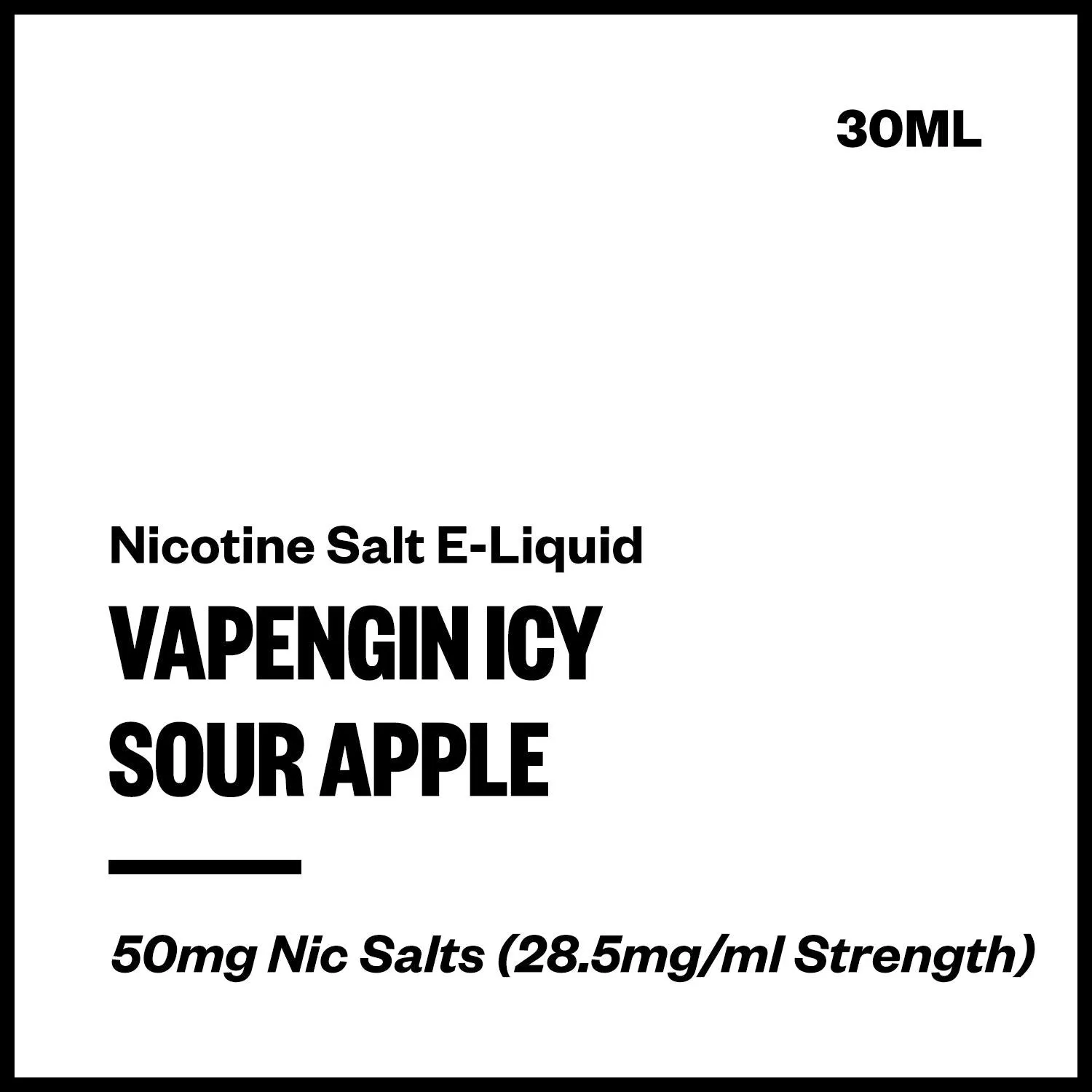 Vapengin Icy - Strawberry Raspberry (Nic Salt E-Liquid 30ml)