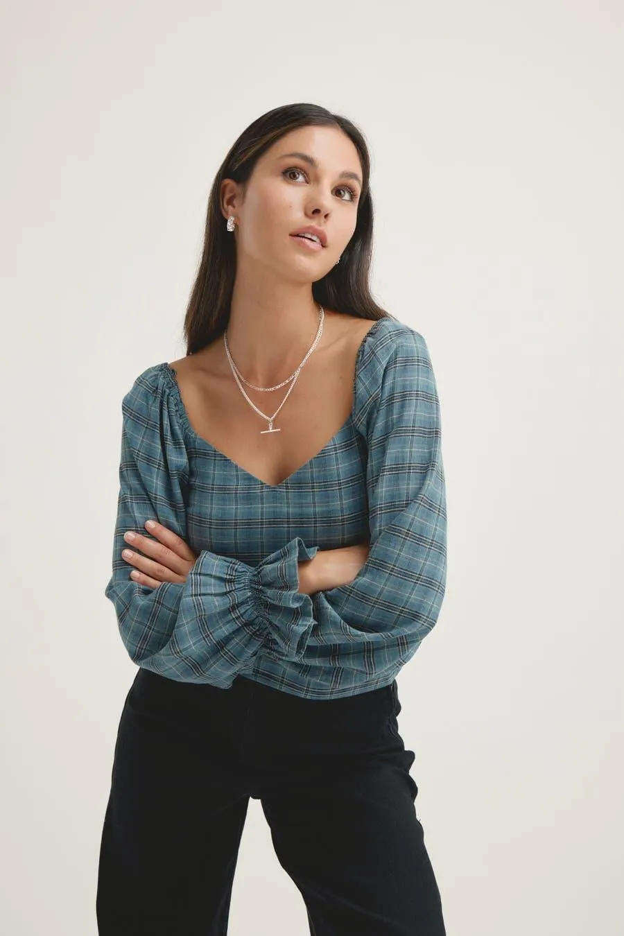 Kendall Shirred Top