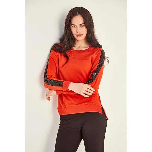 Luna Top Orange