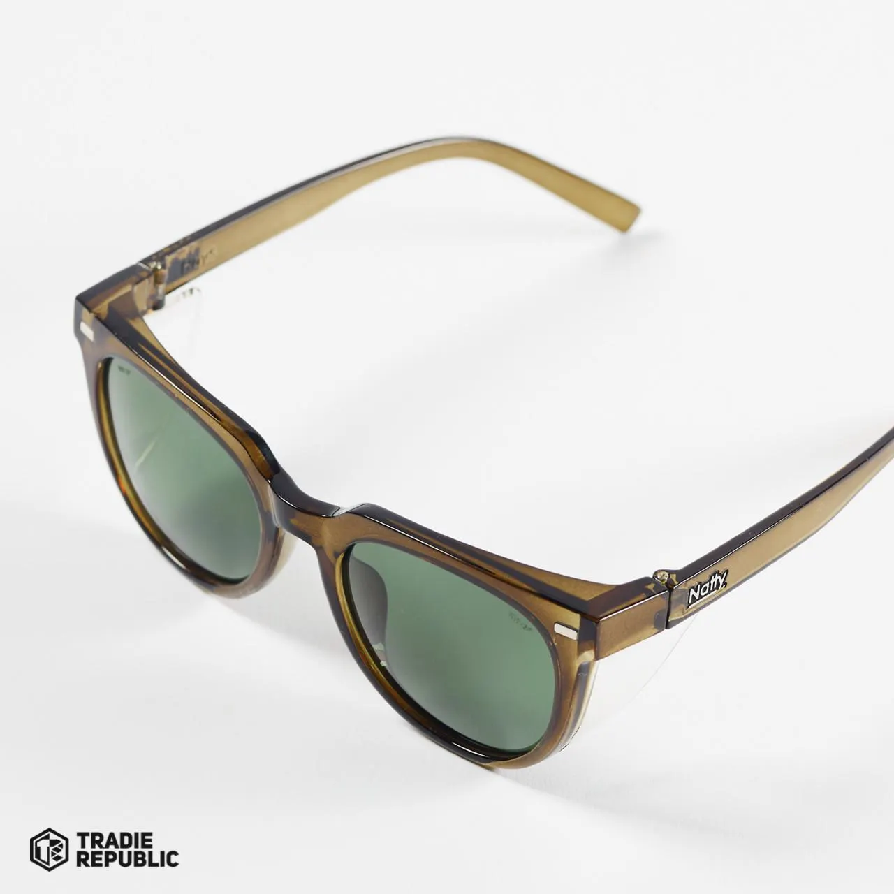 Natty Workwear Roys Olive Polarised Safety Glasses