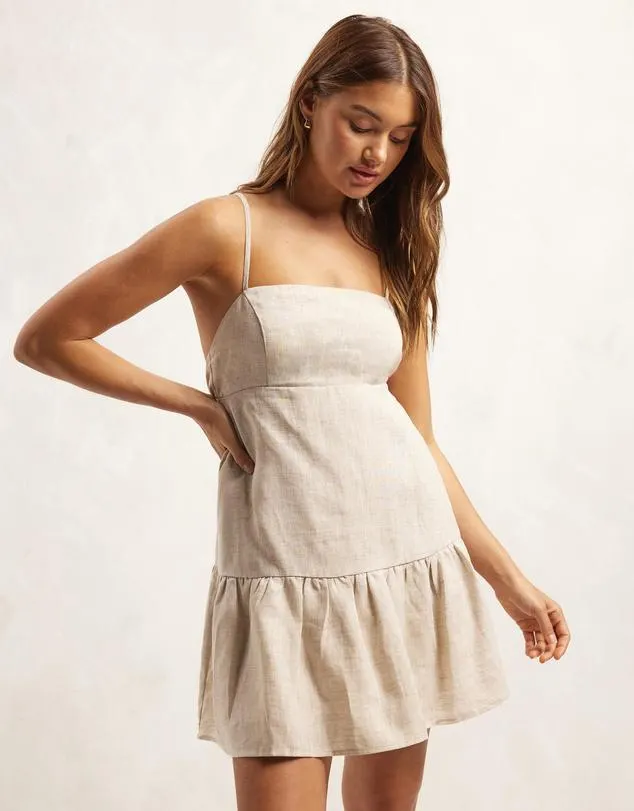 Linen Mini Dress
