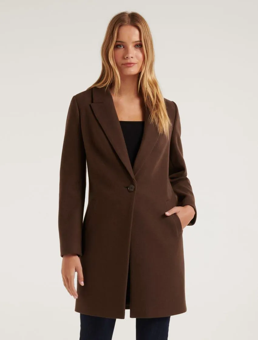 Becca Single-Breasted Coatigan