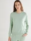 Mineral Sleep Soft Lounge Sweater, Frosty Green