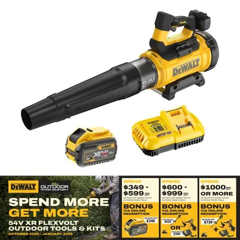DeWalt FLEXVOLT Cordless Pro Axial Blower Brushless 54V