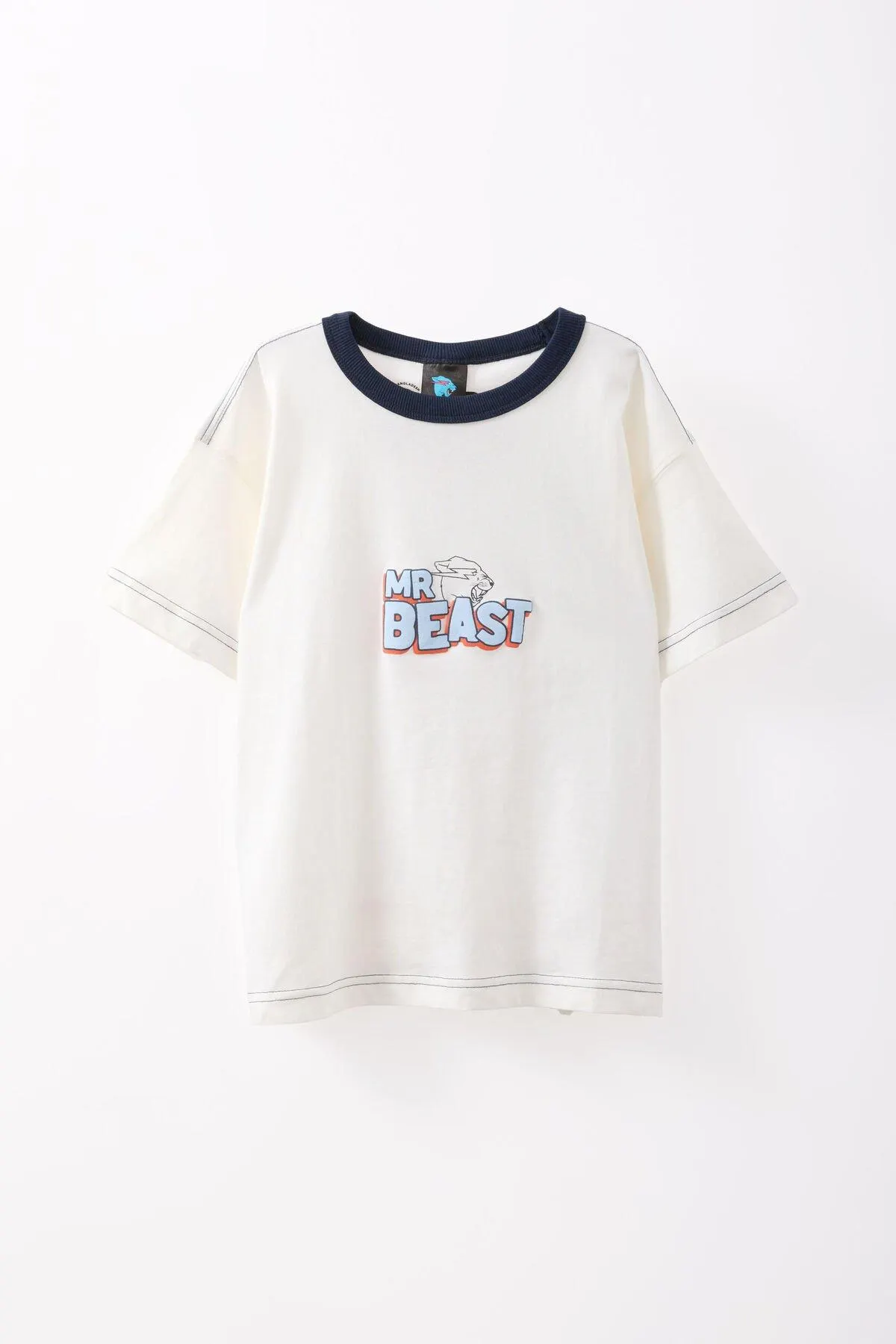 Mr Beast Drop Shoulder Short Sleeve Tee