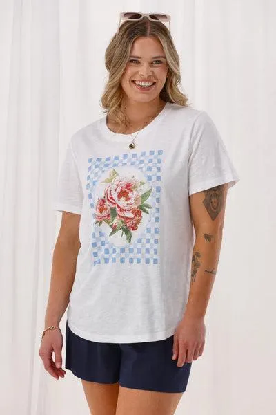 Sunday Boho Matilda Tee White