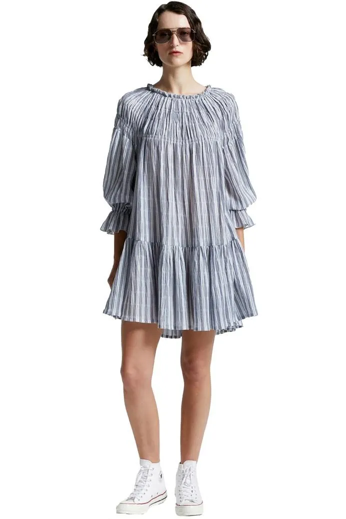 Prairie Shirred Dress