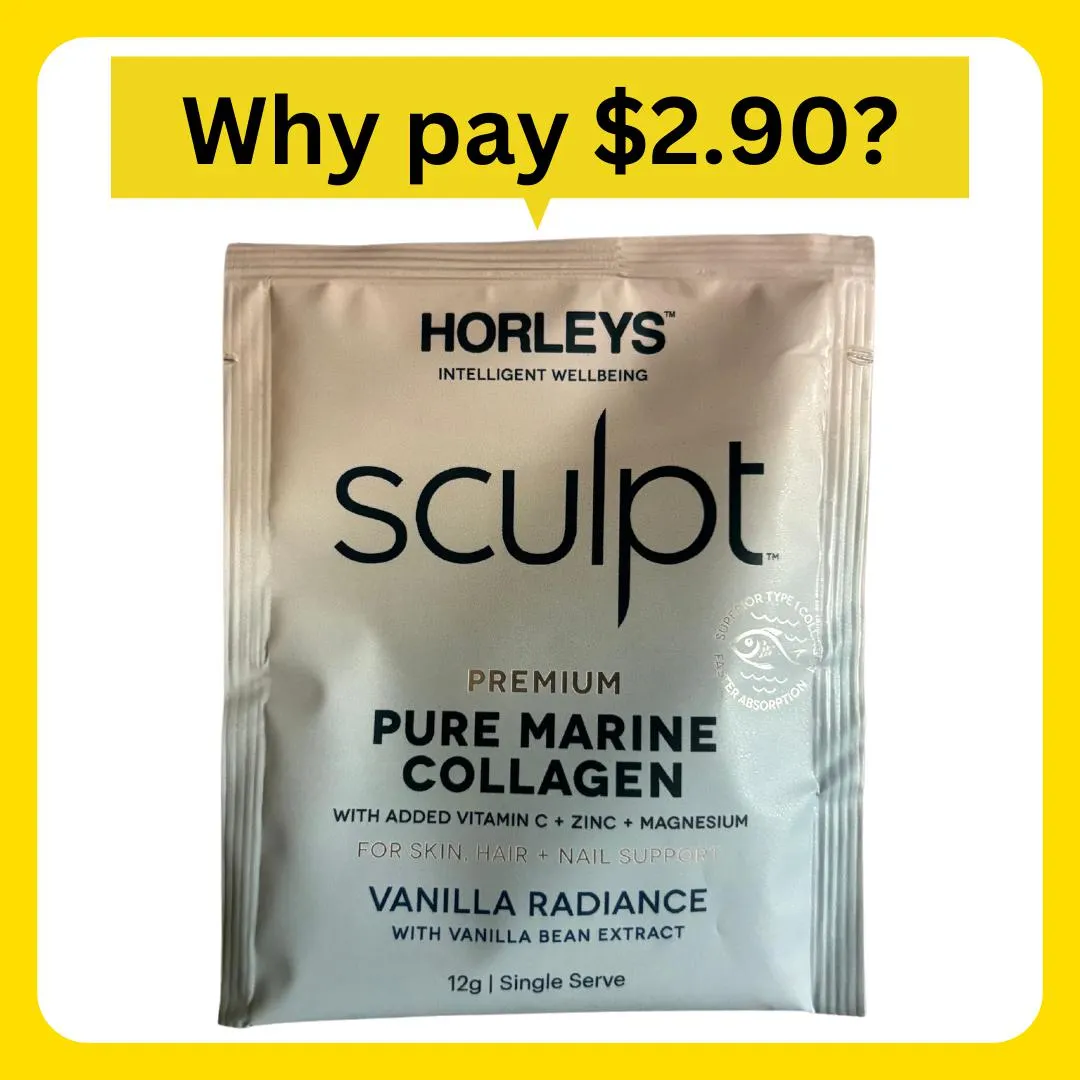 Sculpt Collagen Single Serve Sachets Vanilla 12g