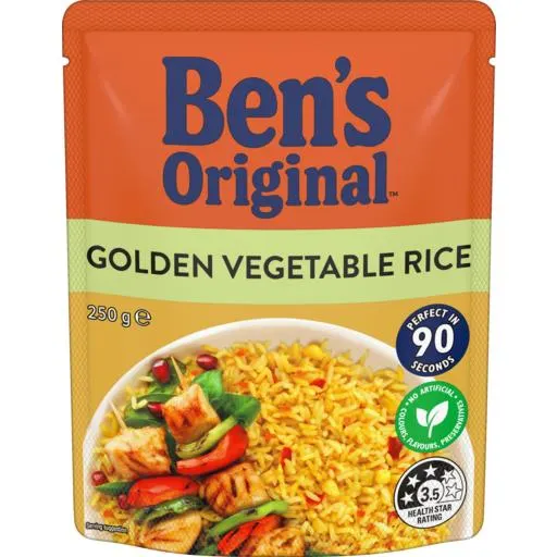 Ben's Original Express Rice Golden Vegetables