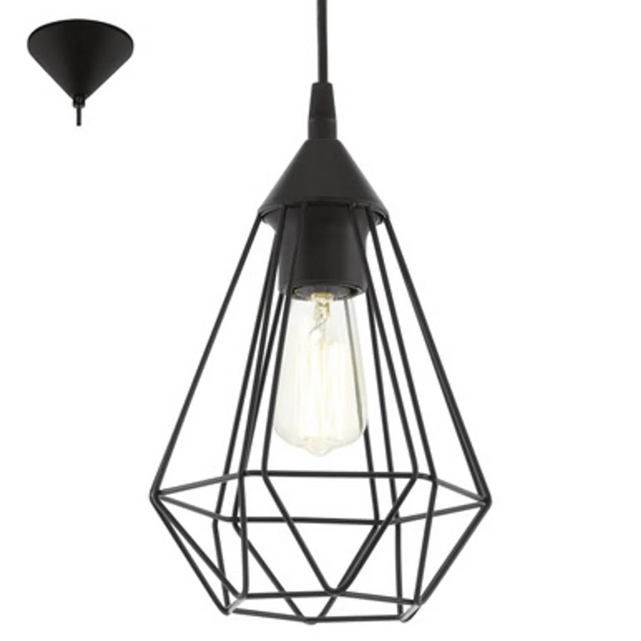 Tarbes 175mm Pendant Black (94187)