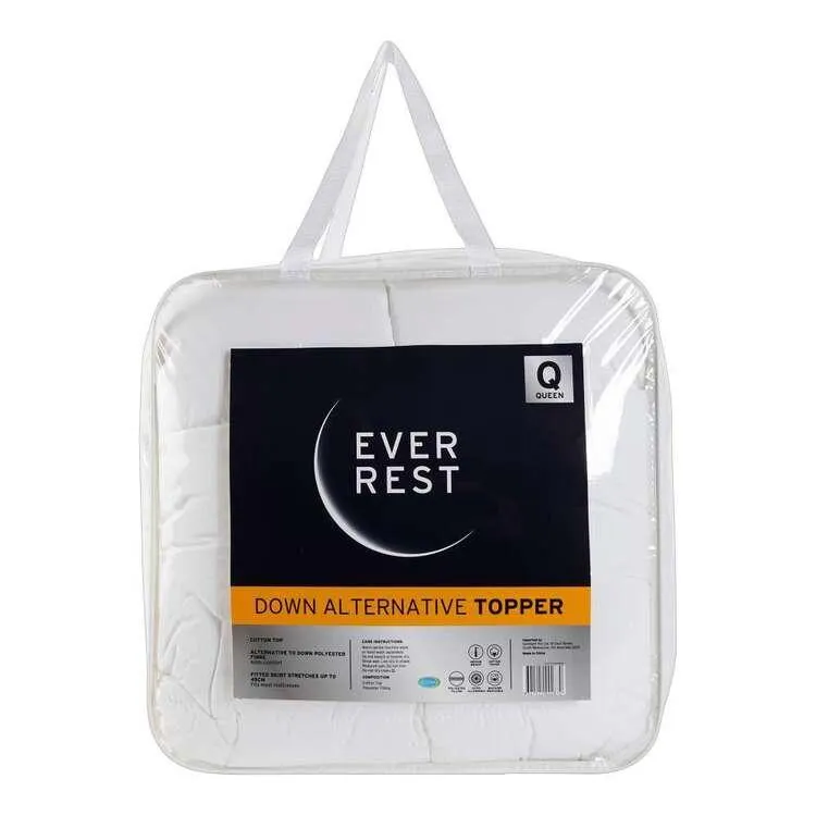 Ever Rest Alternative To Down Topper White