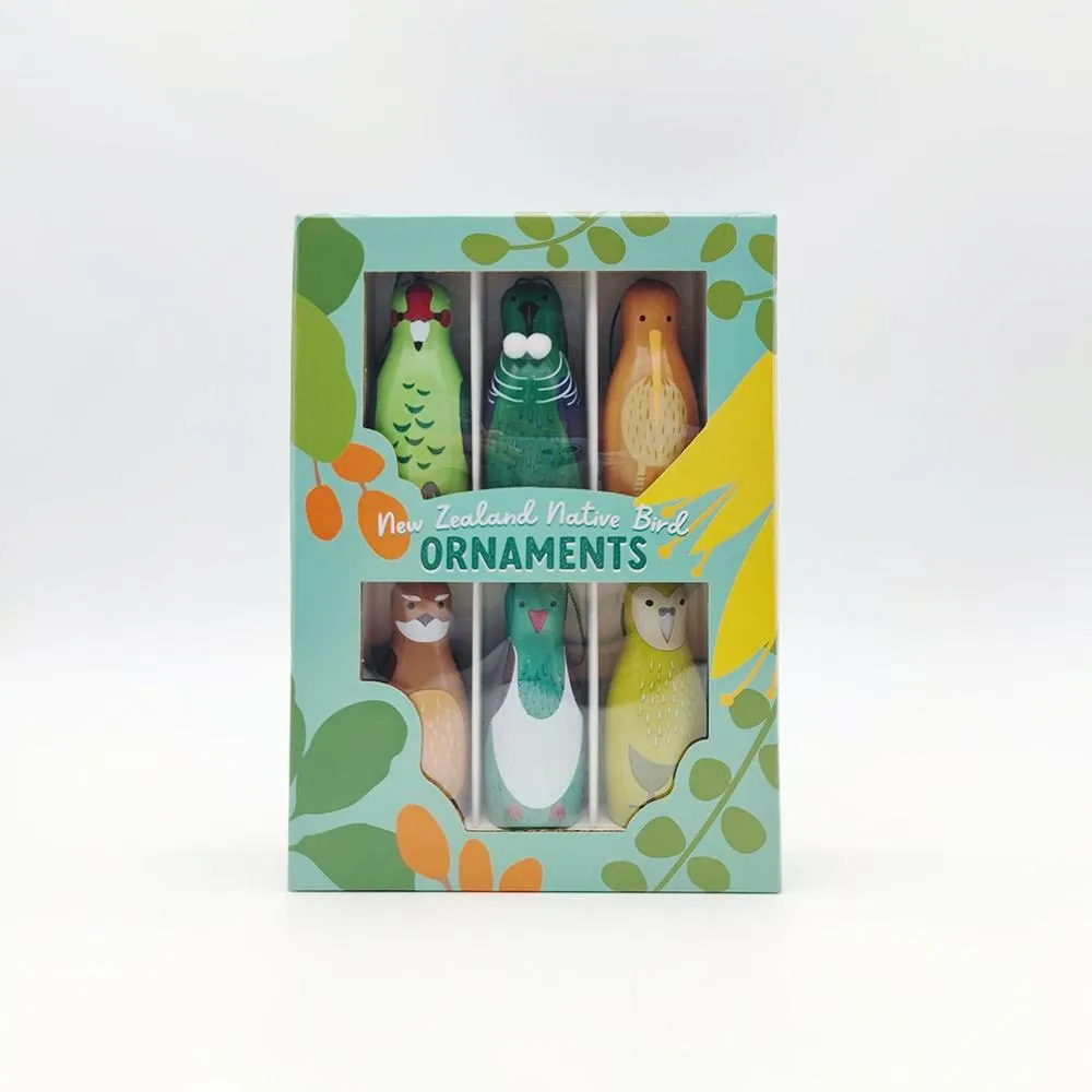 Box of Native Bird Ornaments - Seconds