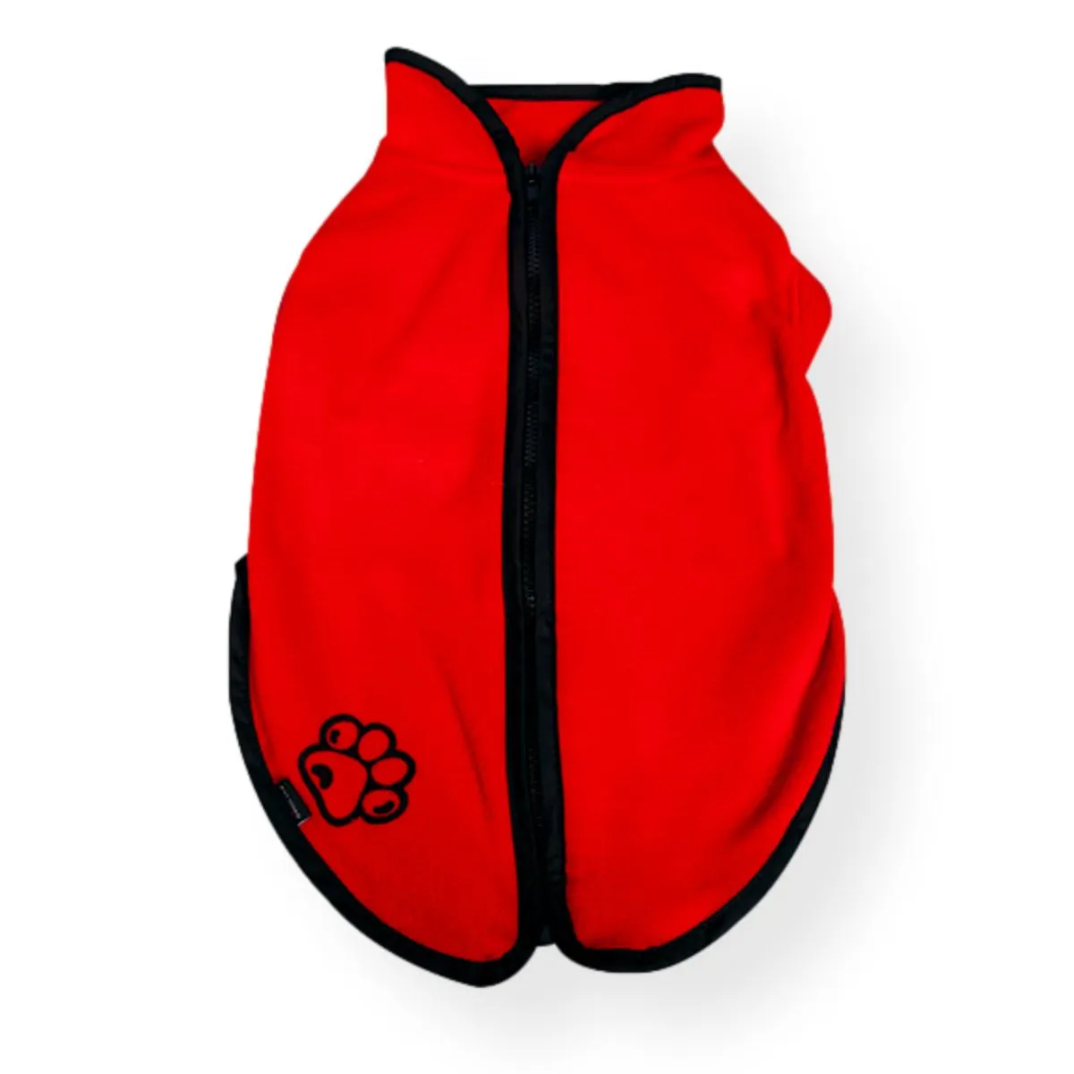 Pet One Jump Suit Heavy Fleece Zip Up Dog Coat Red