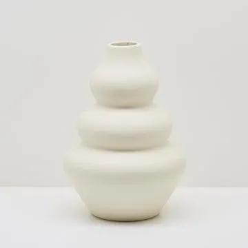 Calabash Vase - Bone - Medium