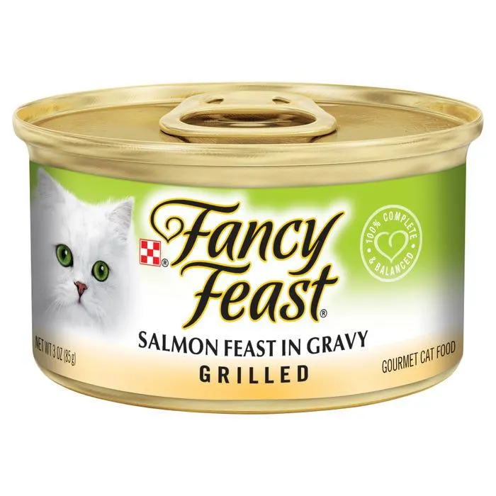 Fancy Feast Grilled Salmon Cat Food 85g