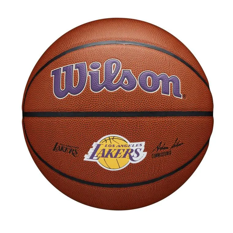 Wilson NBA Composite Indoor/Outdoor Basketball LA Lakers Size 7
