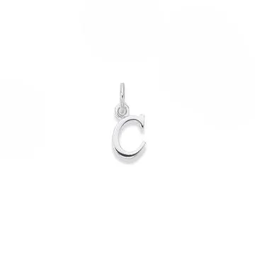 Sterling Silver 'C' Pendant