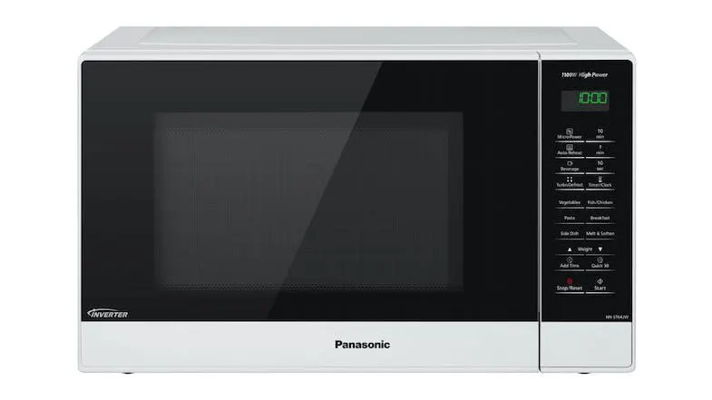 Panasonic 32L Compact Inverter 1100W Microwave Oven - White (NN-ST64JWQPQ)