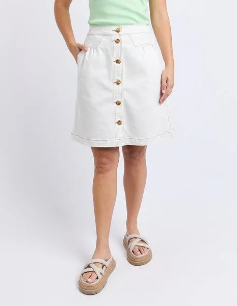Foxwood Amanda Skirt White