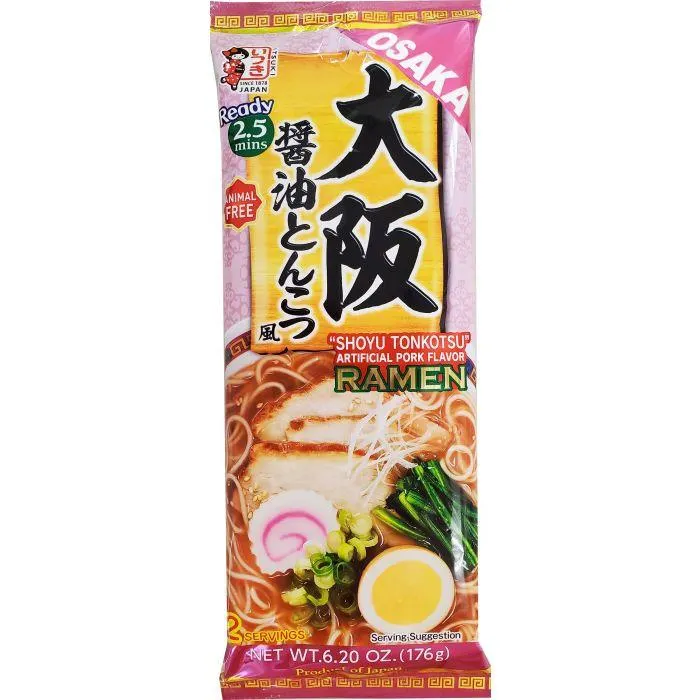 ITSUKI SHOKUHIN / INSTANT NOODLE (OSAKA SYOYU TONKOTSU RAMEN) 176g