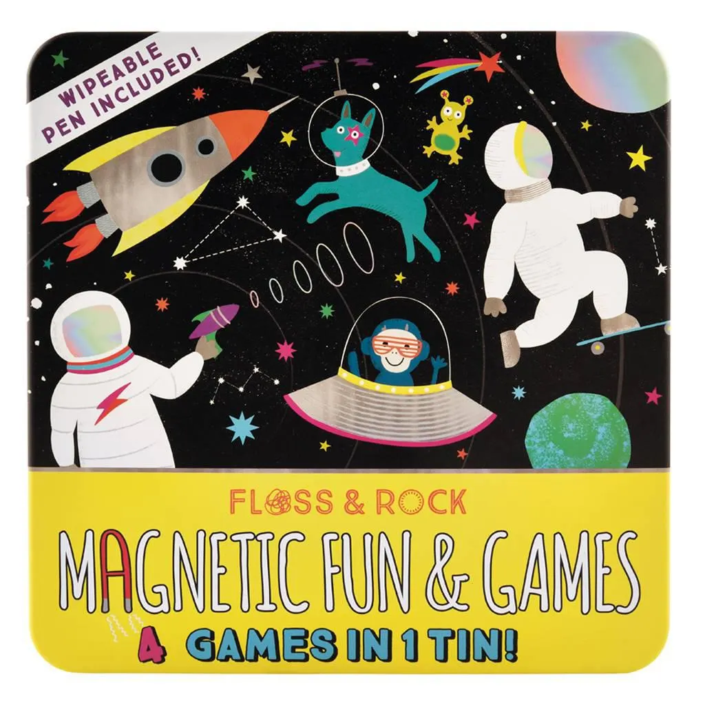 Floss & Rock | 4 in 1 Magnetic Games - Space