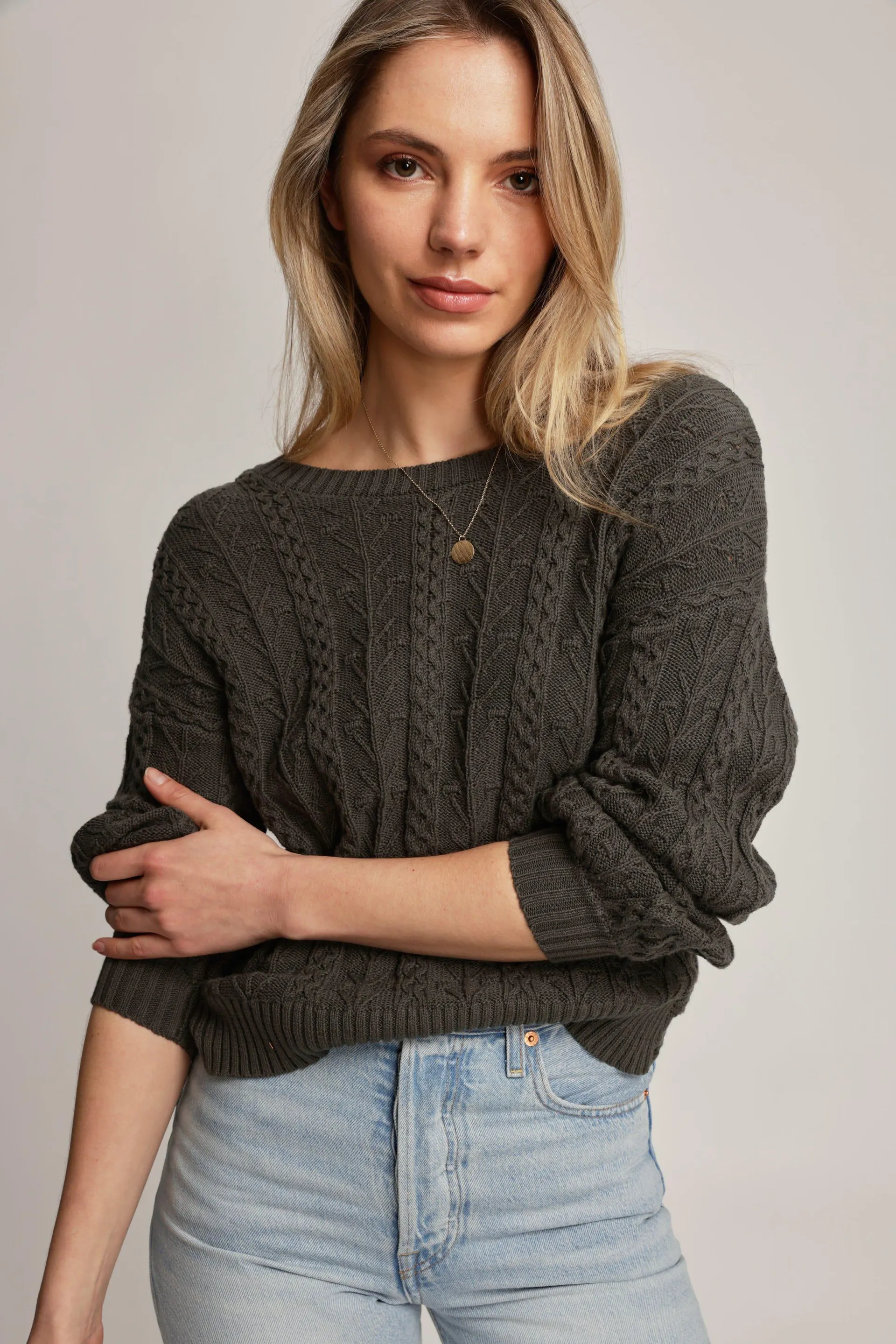 Reagan Cable Knit Sweater