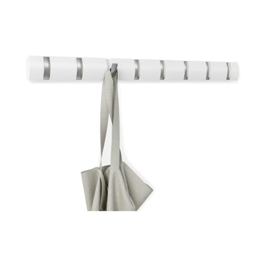 Umbra Flip 8 Wall Mounted Hook White